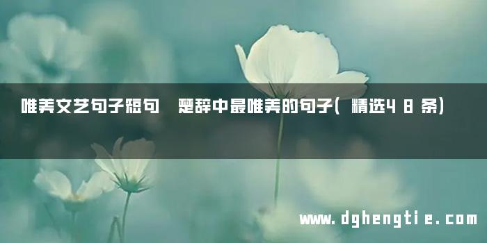 唯美文艺句子短句 楚辞中最唯美的句子（精选48条）